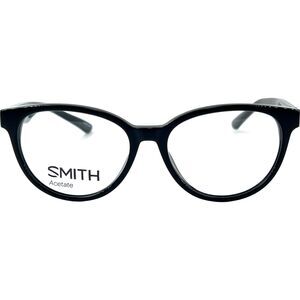Smith Optics Gracenote Womens Plastic Eyeglass Frame 807 Black 52-16 Round